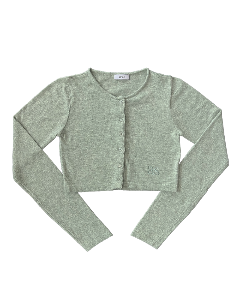 as”on Reese cardigan (Mint)