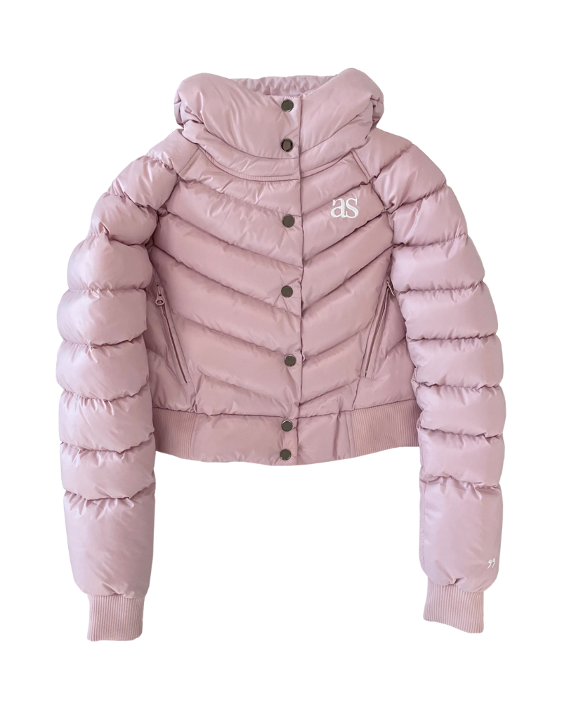 as&quot;on short Puffer jacket (Pink) / Limited Quantity